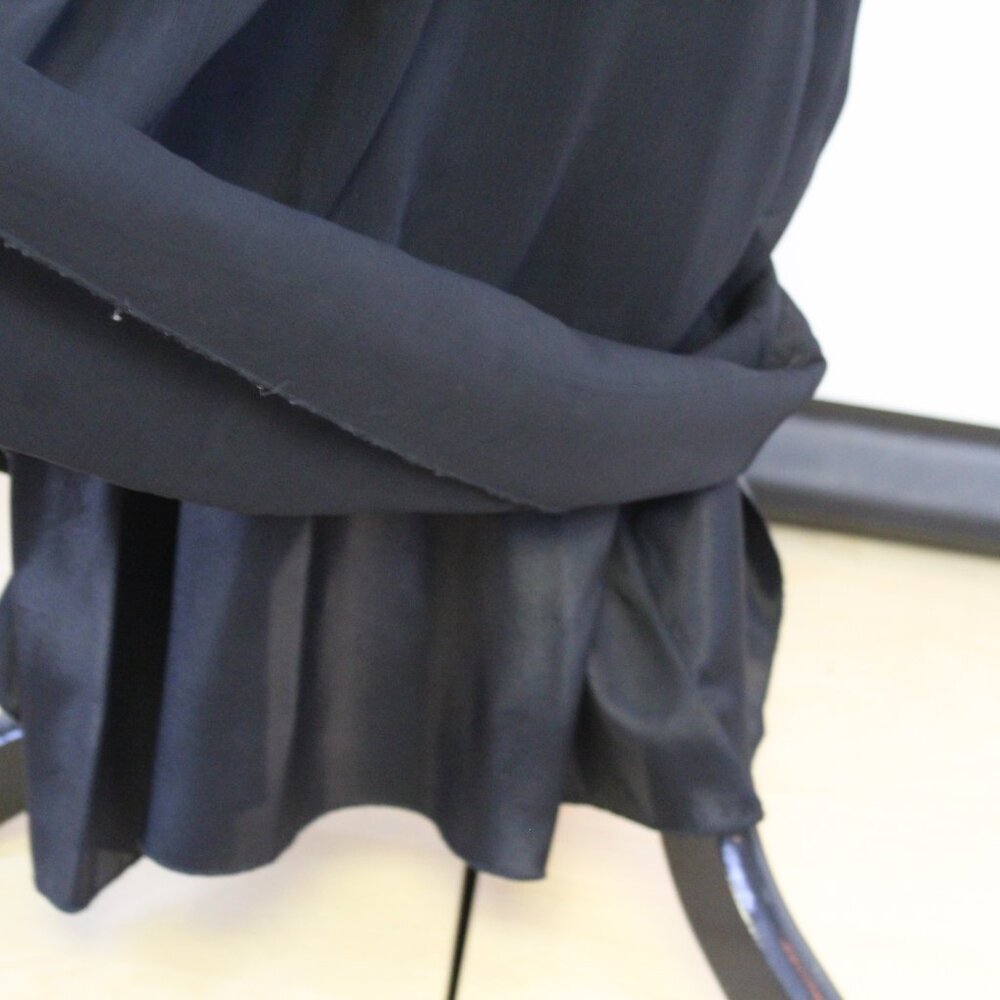 ABS Essentials by Allen Schwartz Beaded Halter Maxi‎ Dress Black Size 8 - Picture 5 of 14